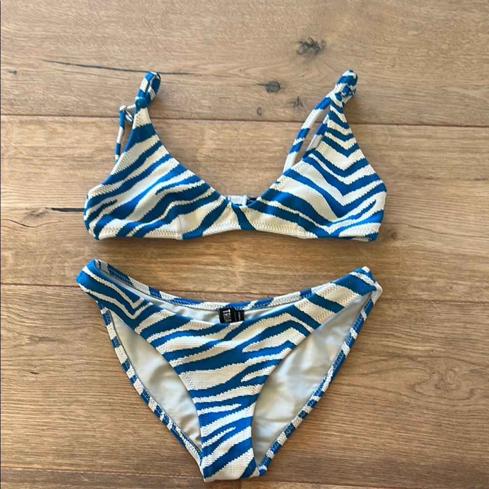Triangl Swimwear Zebra Print Bikini